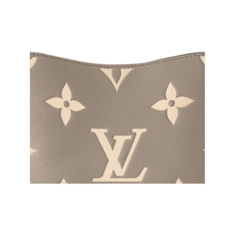 LOUIS VUITTON Cow Leather One Shoulder Handbags Women's Elephant Gray-5