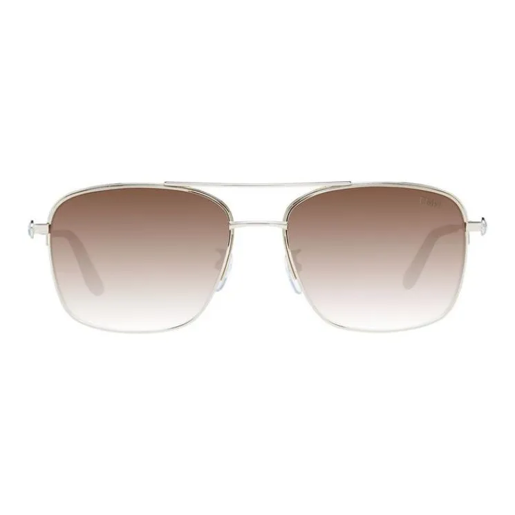 BMW Metal Aviator Sunglasses Men's Silver-1
