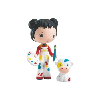 DJECO Tiny Bal Nylon Mesh Suede Chibi Figures