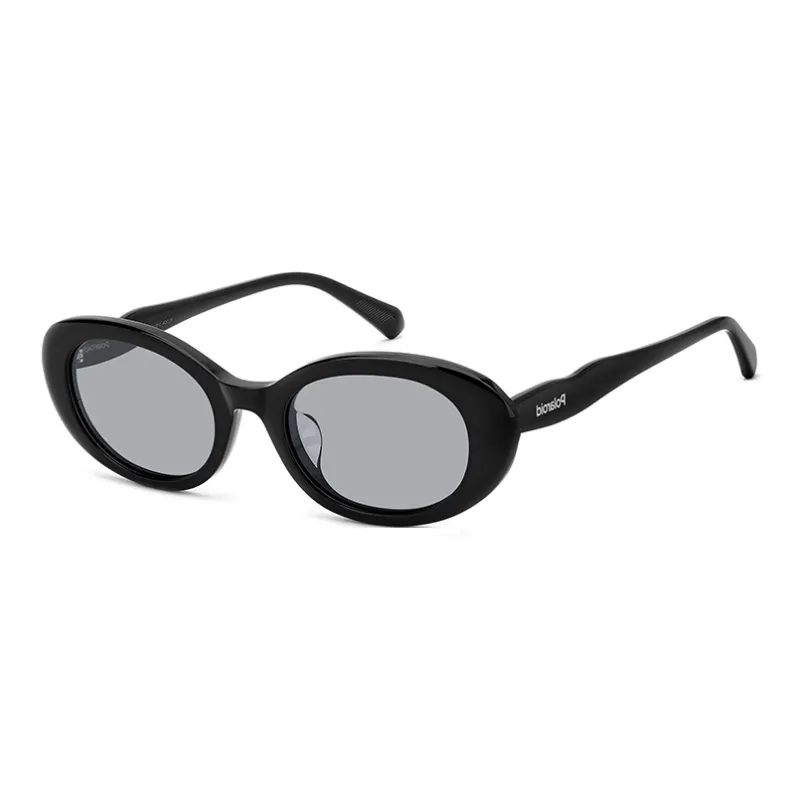 Polaroid Plate Frame Oval Sunglasses Unisex-0
