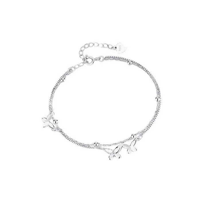 FROMLOVER 925 Sterling Silver Bracelets Women's-0