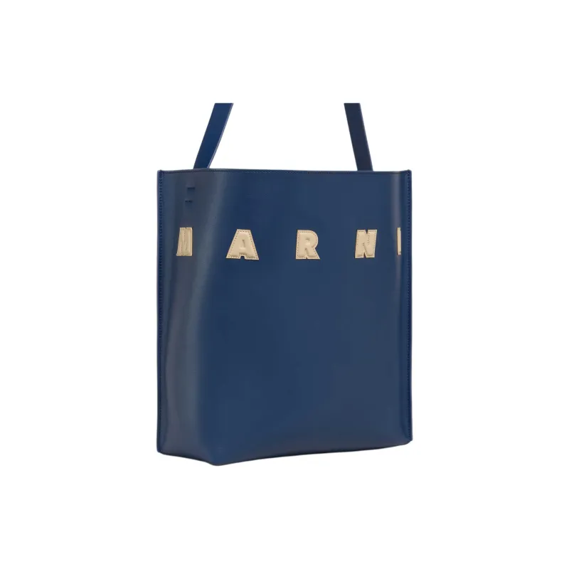 MARNI Museo Logo Patch Tote Bag-2