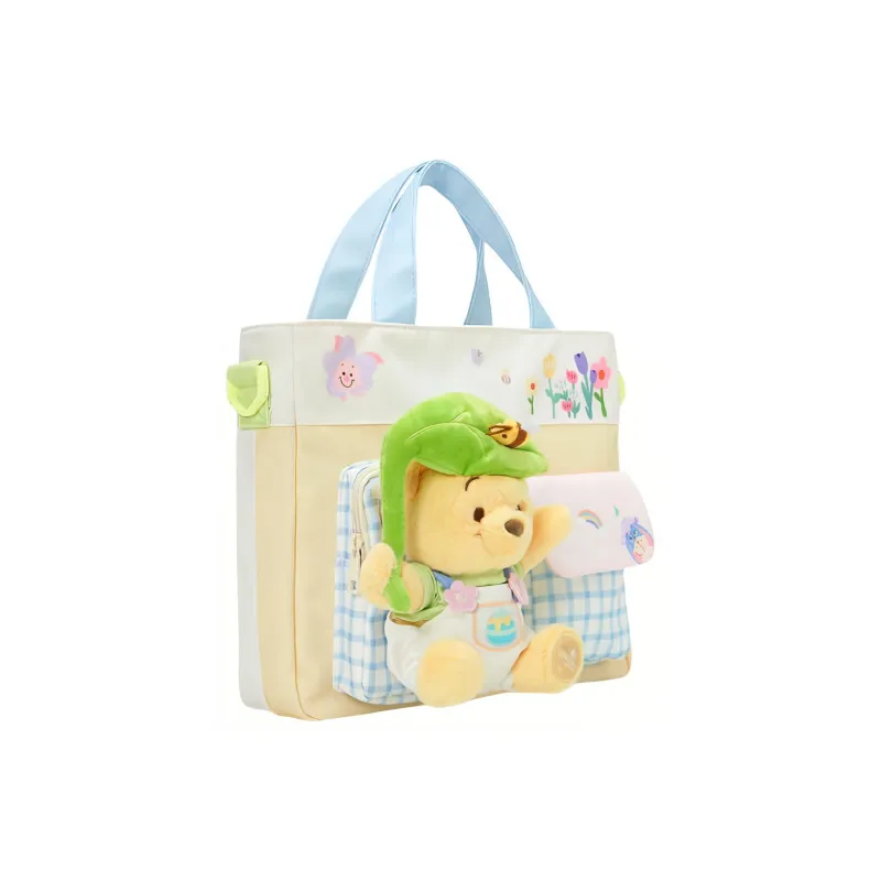 Disney Polyester Tote Bag, Shopping Bag, Shoulder Bag, Crossbody Bag, Handbag Unisex Light Yellow-1