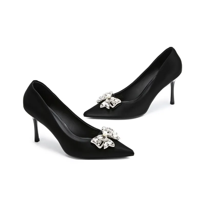 KEKAFU High Heels Women's Champagne/Black-12