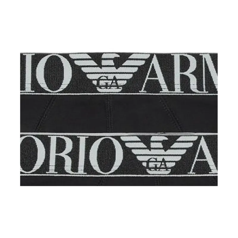EMPORIO ARMANI Three pack Of Asv Shiny Logoband Organic cotton Briefs-3