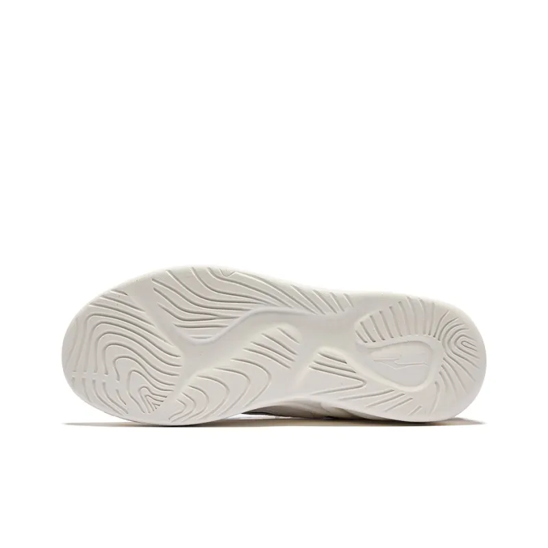 Erke The Clouds Come Wear-Resistant Slip-Resistant Low-Top Skateboard Shoes Men's Microcrystal White/Jet Black-4