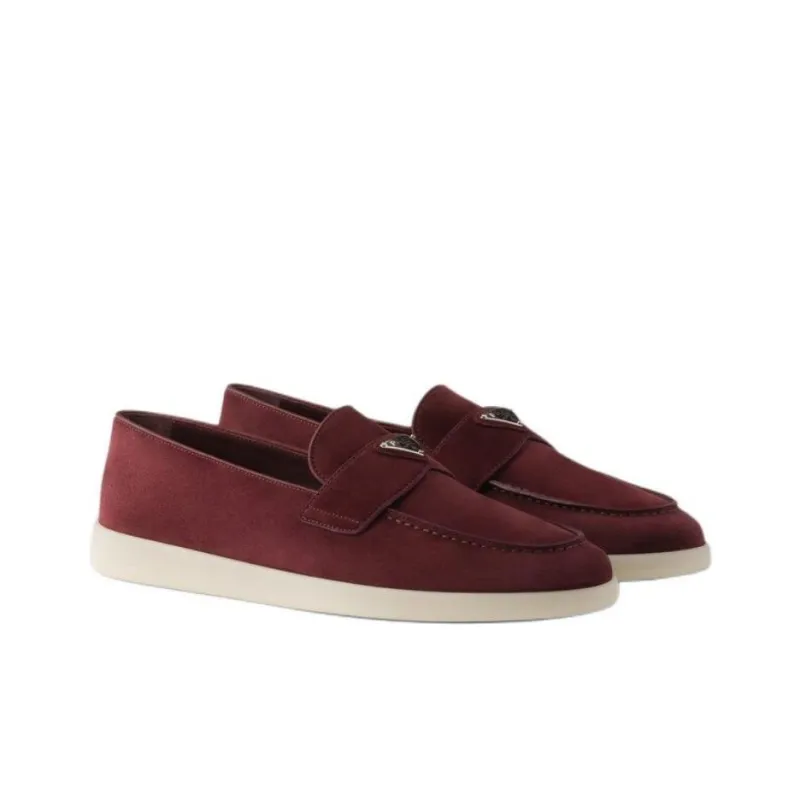 PRADA Loafers Men Burgundy-2