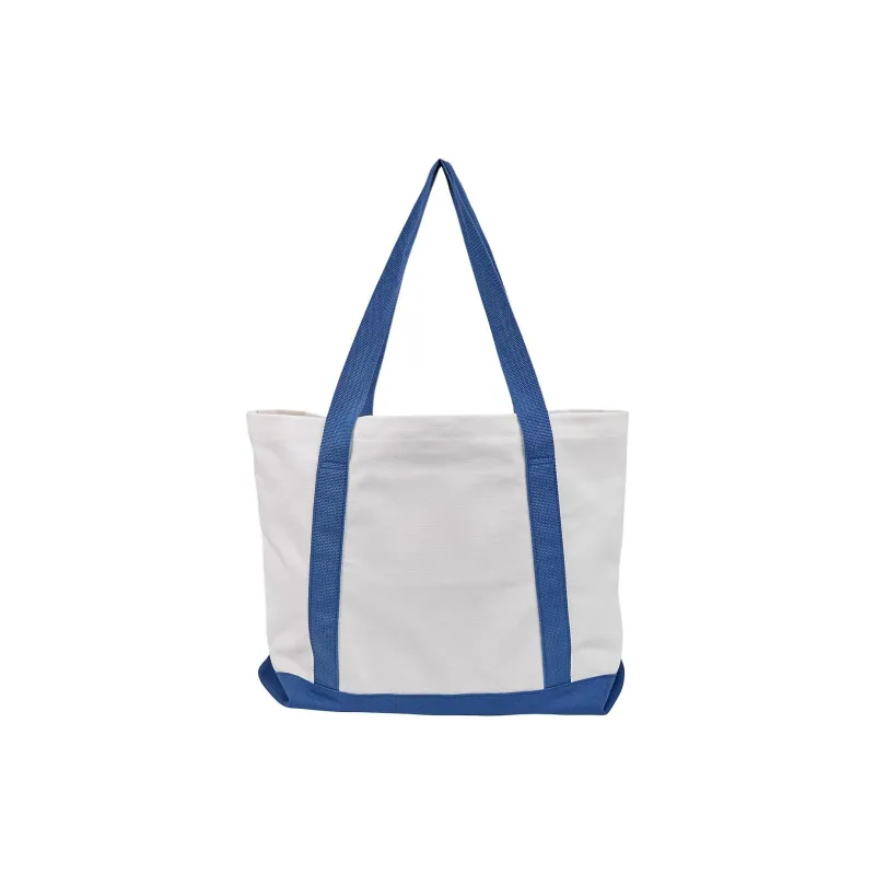 New Balance Canvas Canvas Bag Tote Bag Shopping Bag Shoulder Bag Handbag Unisex White & Blue-1