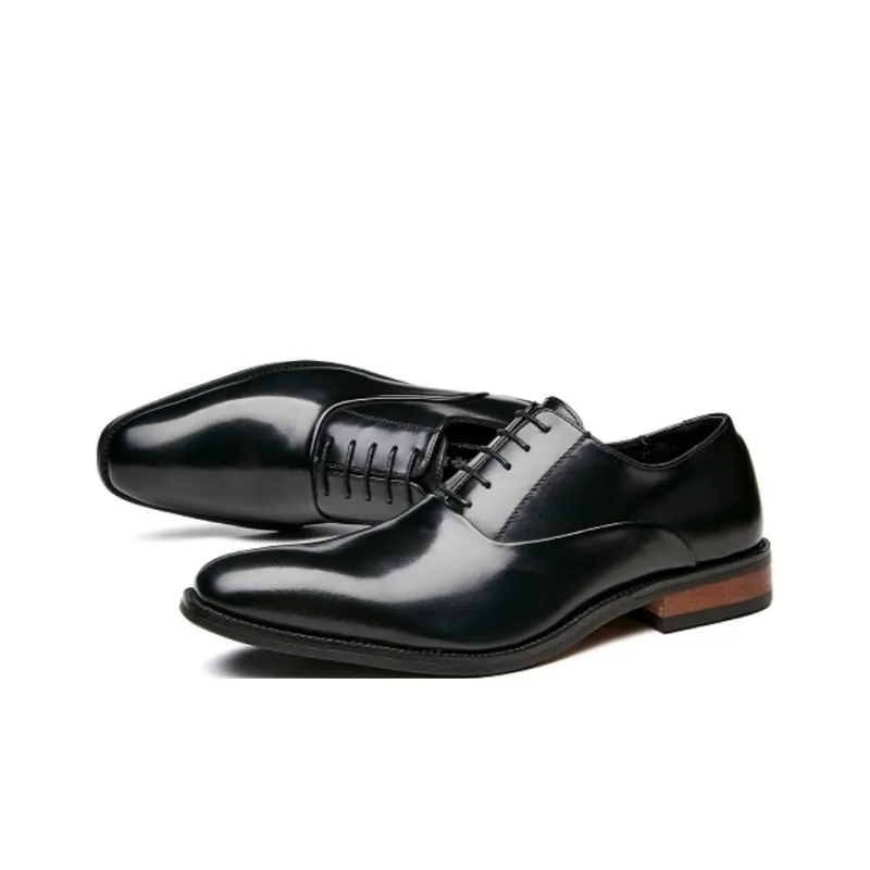 Kaltendin Business Commute Versatile Trendy Comfortable Minimalist Style Elegance Dress Shoes Men's-3
