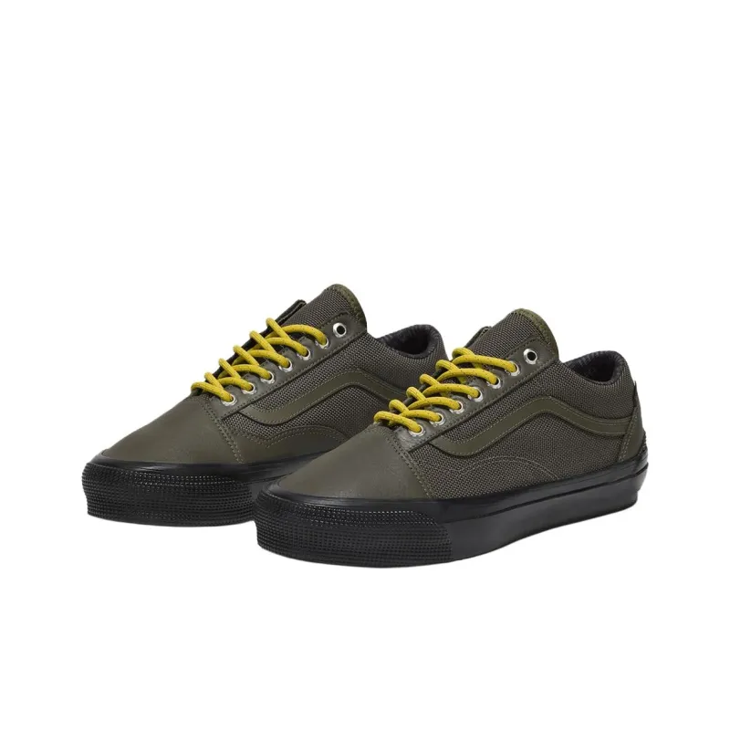 Vans Premium Old Skool Anti Slip Wear Resistant Low Top Skateboard Shoes Men's Green-2