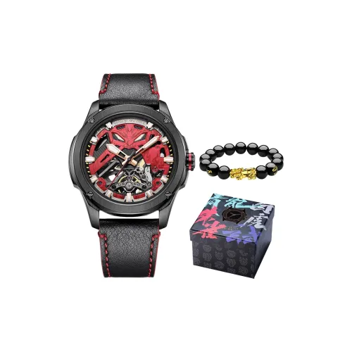 Welly Merck Automatic Mechanical Movement Watch Mens Watches Black Dial