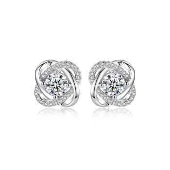 PRP S925 Silver Stud Earrings Women's