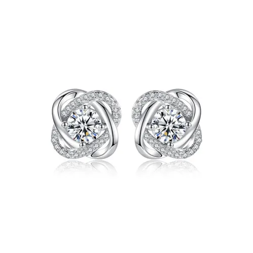 PRP S925 Silver Stud Earrings Women's