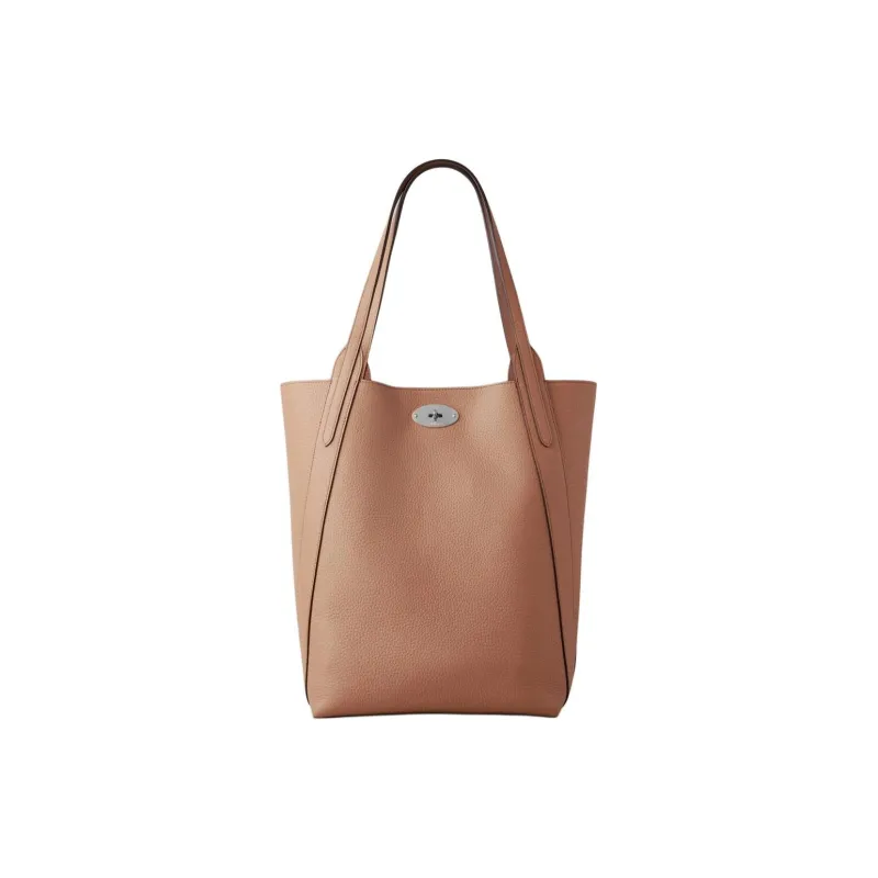Mulberry Calfskin & Brass & Suede Tote Bag, Shopping Bag, Handbag, Shoulder Bag Women's Yellow-0
