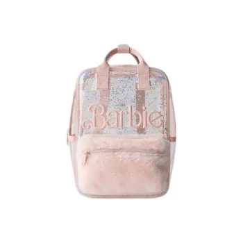 ZARA Barbie, Collaboration Thermoplastic Polyurethane Backpack Mini Kids' Pink