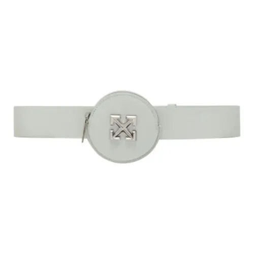 OFF WHITE Cow Leather Belts Women's Green 