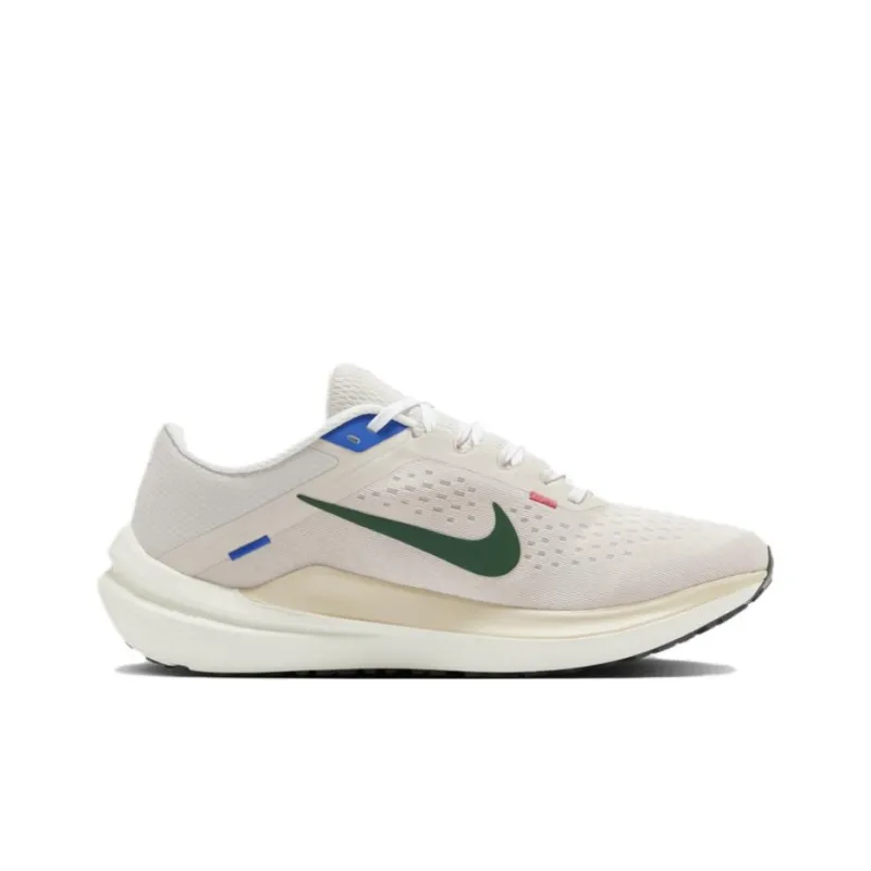 Nike Air Winflo 10 Anti Slip Wear Resistant Low Top Casual Running Shoes Men's Beige Blue-1