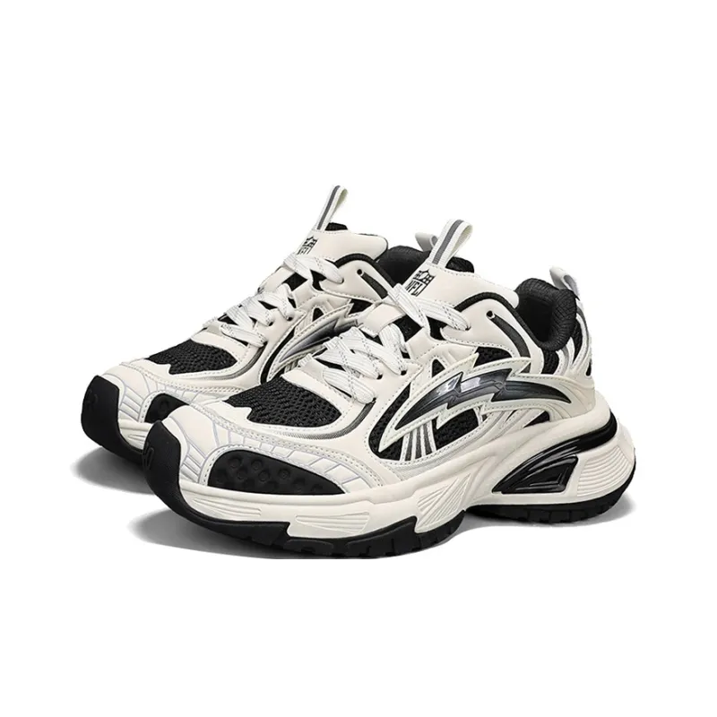 NFL Ultra S Chunky Sneakers Unisex Low Top Black White-2