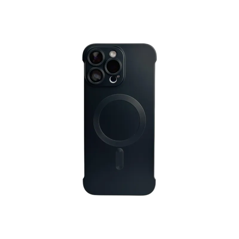 Wei Xin Acrylic Material Magnetic Bezel less Phone Cases Compatible With IPhone 16/15 Pro Max/Apple 13/14 Pro/Max-15