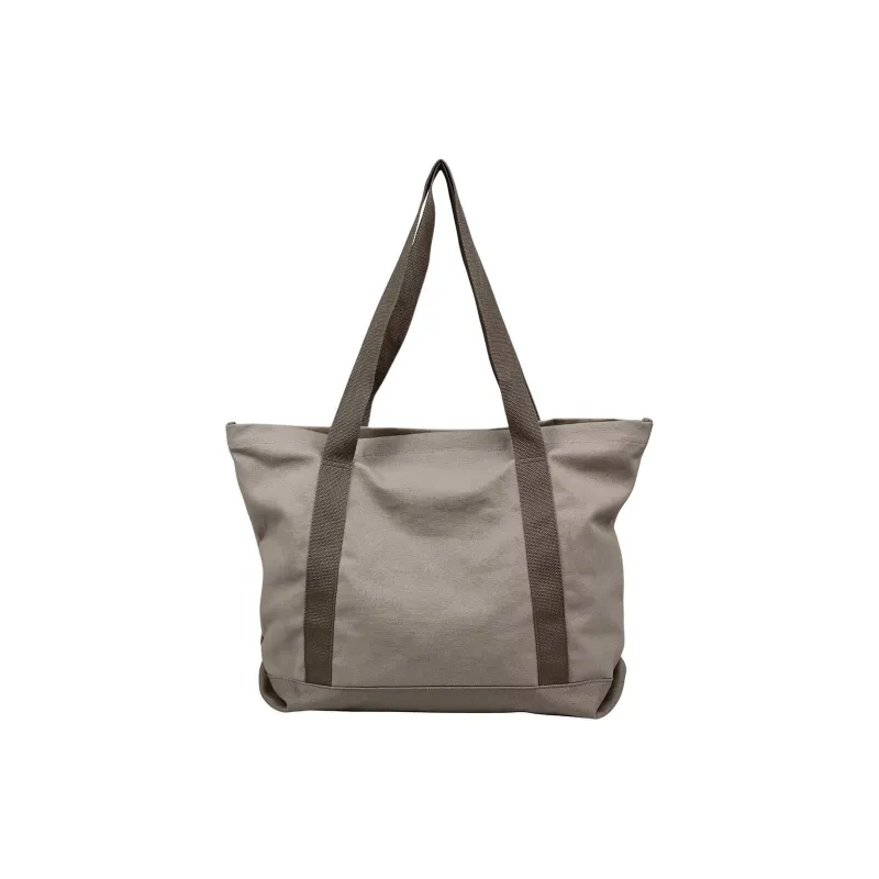 New Balance Canvas Tote Bag Shopping Bag Handbag Shoulder Bag Unisex Dry Stone-2