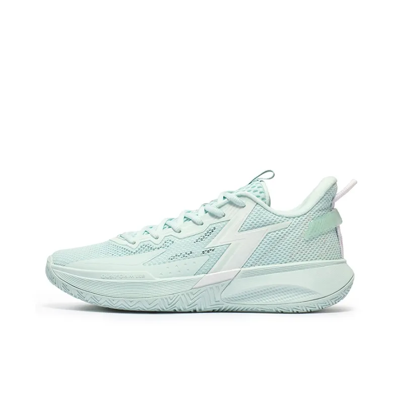 361° Big3 Team Cushioned Wear Resistant Breathable Low Top Basketball Shoes Men's Green-0