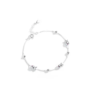 FROMLOVER 925 Sterling Silver Bracelets Women's