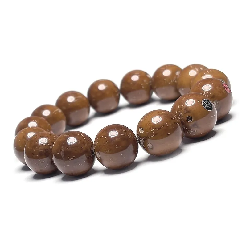 MOUNTAINS AND MANS Purple Gold Rat New Chinese Style Wealth Rolling Good Luck Beaded Bracelet Men's-11