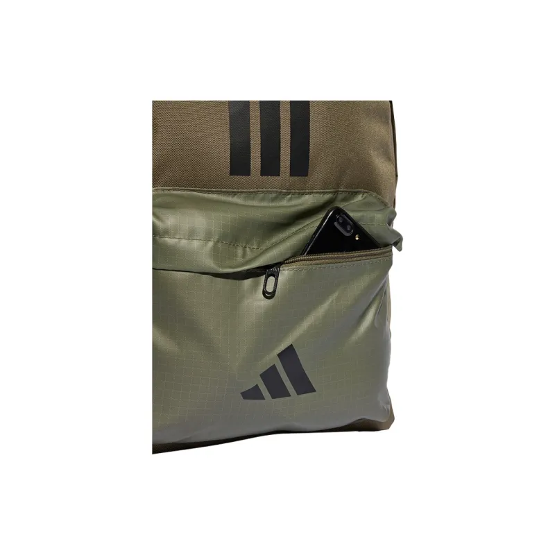 Adidas Recycled Polyester Backpack Unisex Strata Olive Green-3