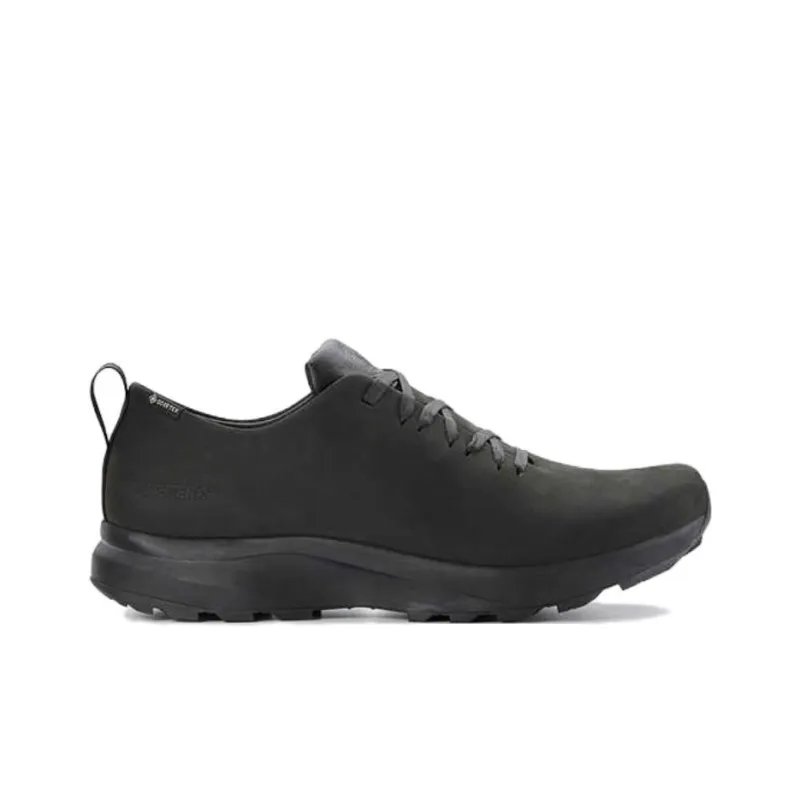 Arcteryx Solano LEATHER GORE TEX Waterproof And Breathable Support Warmth Low Top Casual Shoes Unisex Black-1