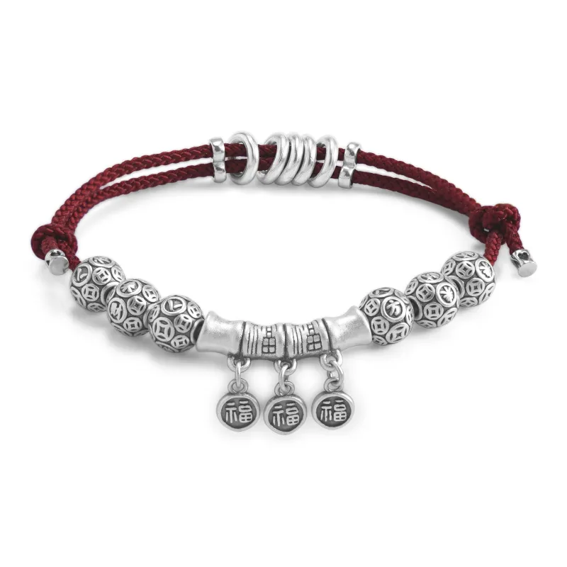 Original Summer S999 Fine Silver Pure Silver Bracelets Unisex-0