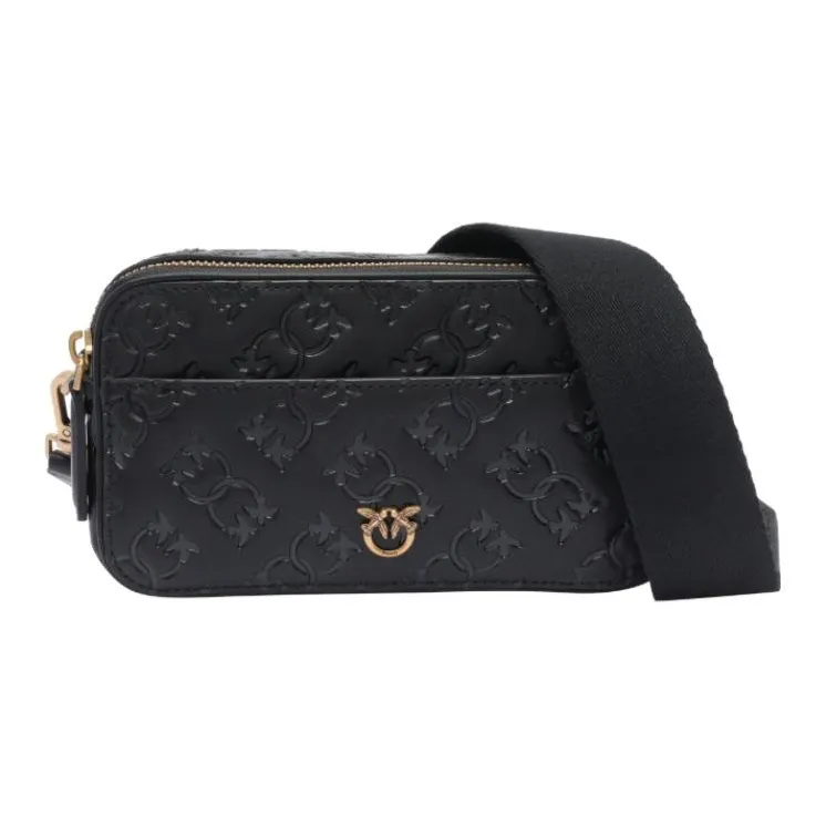 PINKO Calfskin Camera Bags Shoulder Bags Mini Women's Black-0