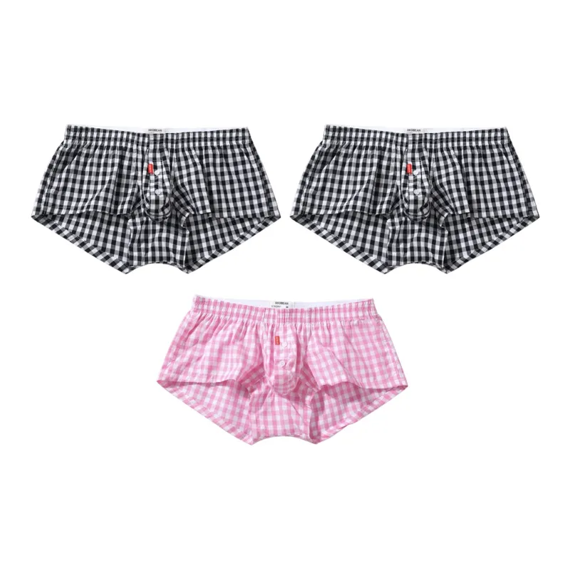 SEOBEAN Boxer Shorts Men's Combo Set Blue-5