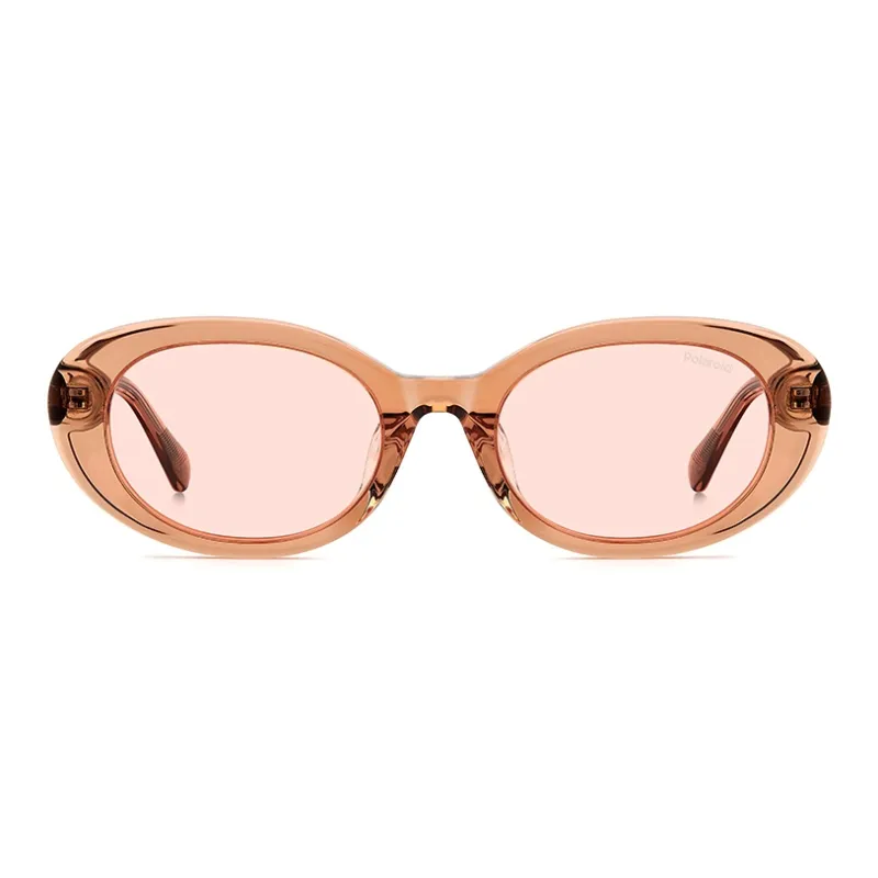 Polaroid Plate Frame Oval Sunglasses Unisex-10