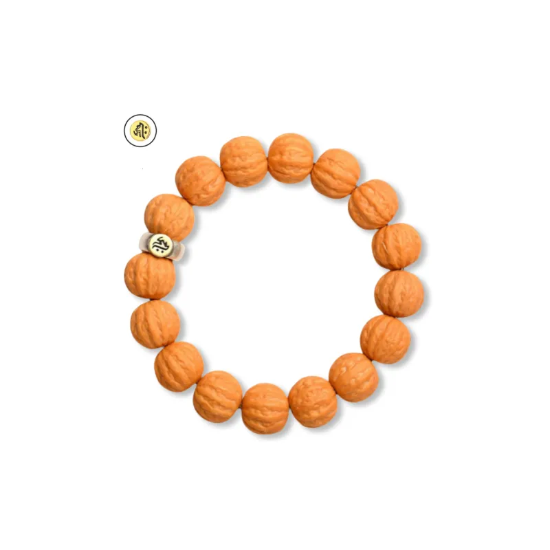 Harf Monkey Head Walnut Bracelets Unisex-0