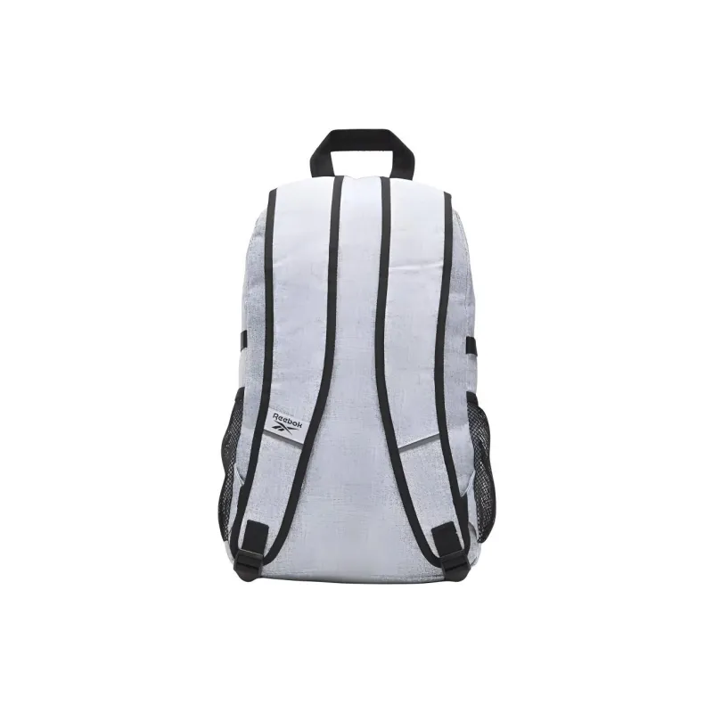 Reebok Polyester Backpack Unisex Gray White-1