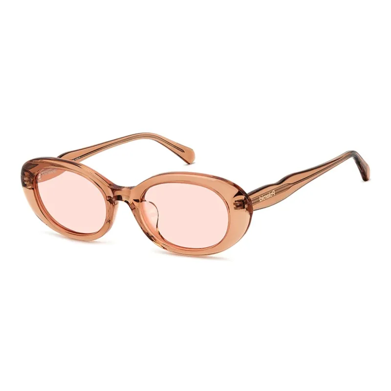 Polaroid Plate Frame Oval Sunglasses Unisex-8