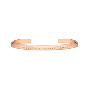 Colev Kie Stainless Steel Bangles Unisex Rose Gold