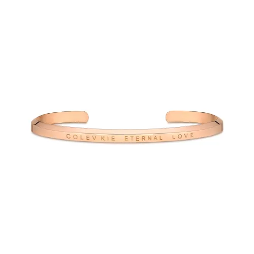 Colev Kie Stainless Steel Bangles Unisex Rose Gold