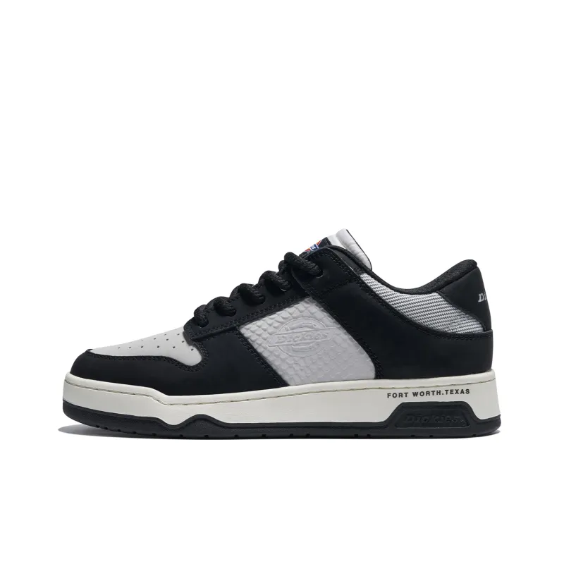Dickies Anti-Slip Wear-Resistant Low-Top Skateboard Shoes Men's Black White-0