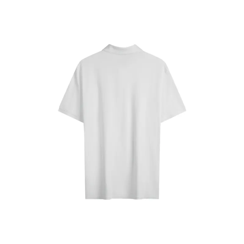 CALVIN KLEIN Polo Shirt Men's Moon White-1