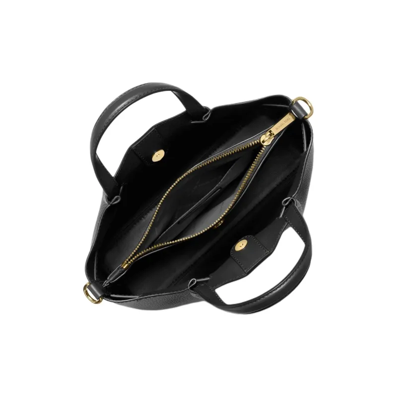 MICHAEL KORS Cow Leather Shoulder Bag, Crossbody Bag, Handbag Trumpets Women's Black-1