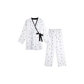 IIZZINI Pajama Set Women's White