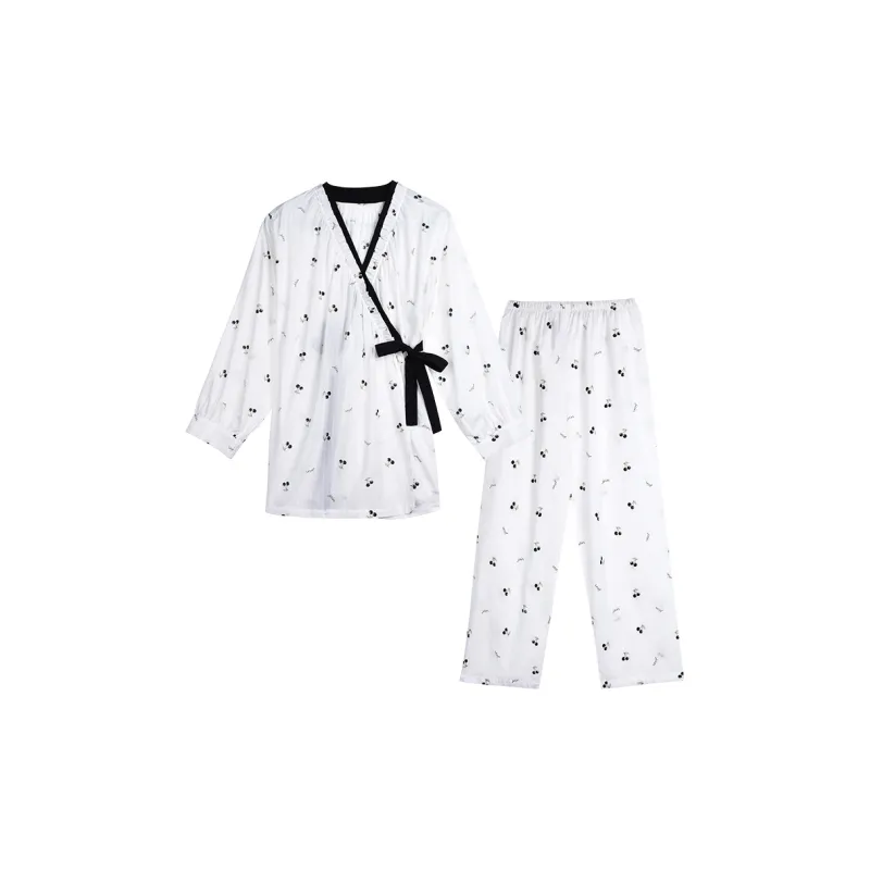 IIZZINI Pajama Set Women's White-0