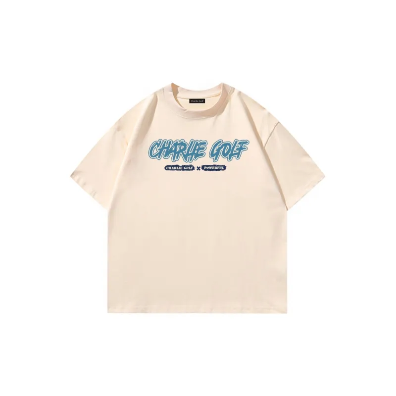 CHARLIE GOLF T Shirt Unisex Apricot-1