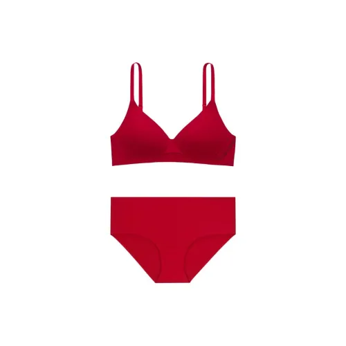 Victoria's Secret Fantasy Collection Underwear Set Women's Vintage Red