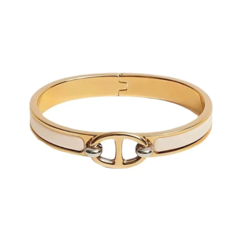 HERMES Enamel Bangles Men's Multicolor-5