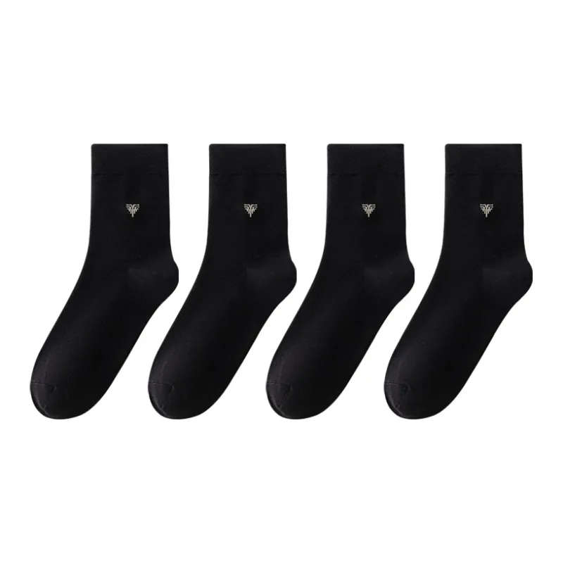 MIIOW Mid Calf Socks Unisex 4 Pack-4