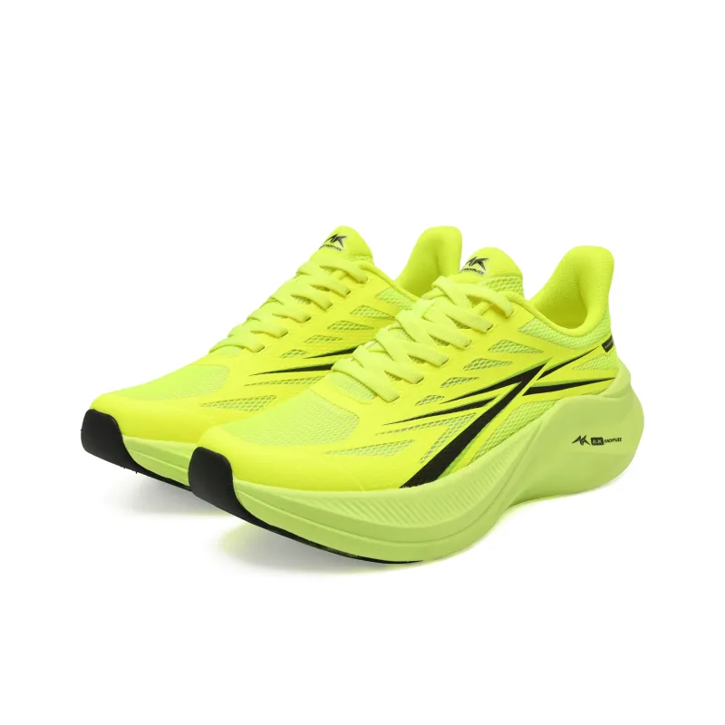 A.KNACKFUSS Carbon Speed 4.0 Pro Cushioning Slip Resistant Breathable Support Low Top Running Shoes Unisex Neon Green-1