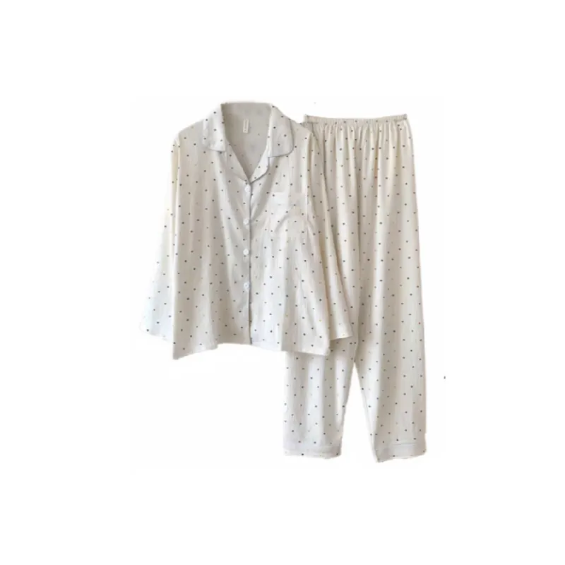 XIAFENYAN Pajama Set Women's Apricot-0