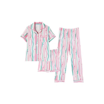 Xiang Ning Pai Pajama Set Women's Pink